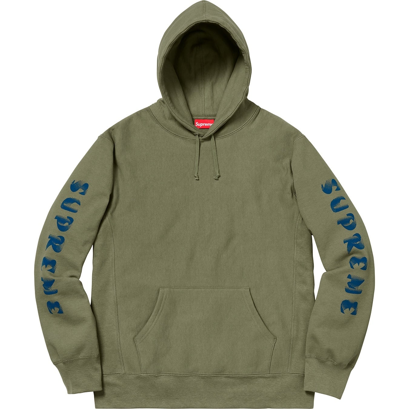 Gradient Sleeve Hooded Sweatshirt view 5
